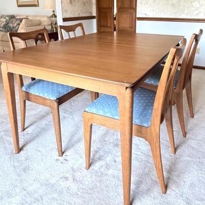 MCM Drexel “Projection” Dining Room Table & 6 Chairs 