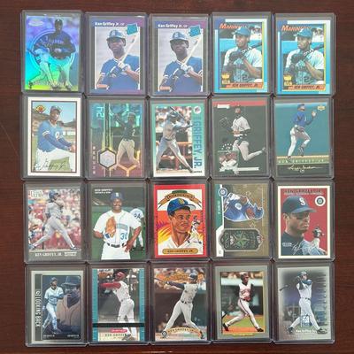Ken Griffey Jr. Lot. Rookie Cards, Gold Label, Inserts and More