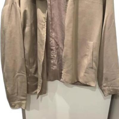 Jay Y. Ka Beige Zipper Jacket