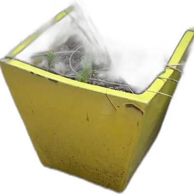 Yellow Green Square Planter