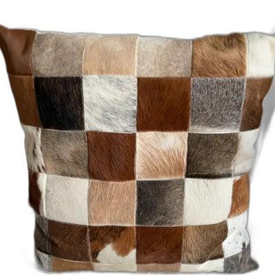 Cowhide Patchwork Pillows