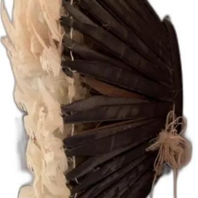 African Juju Feather Headdress