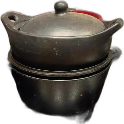 Clay and Cast Iron Cooking Pots