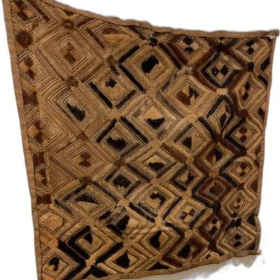 Antique Kuba Raffia Cloth