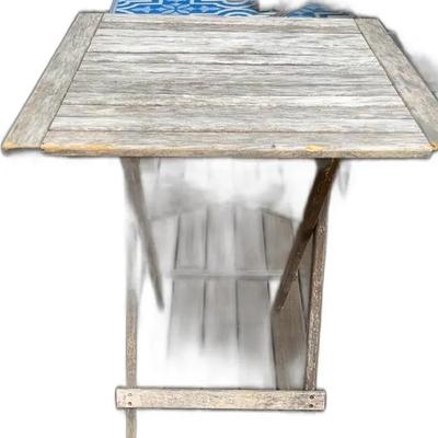 Rustic Wooden Folding Table