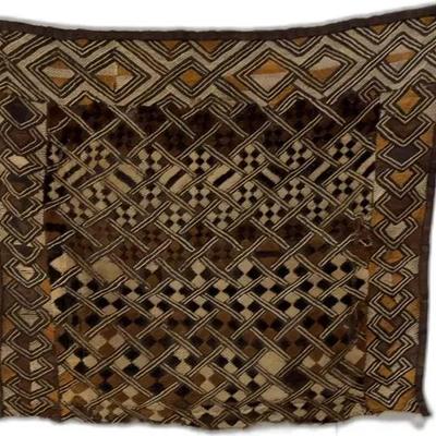 Antique Kuba Raffia Cloth