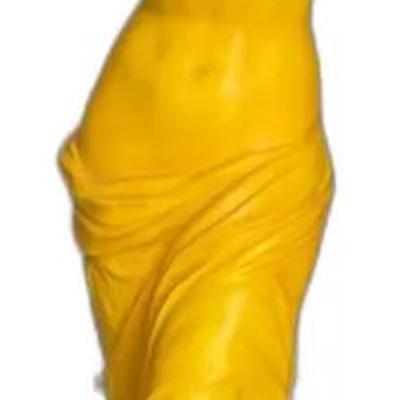 Yellow Venus Bookend Statue