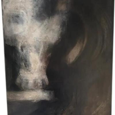 Abstract Skull Painting