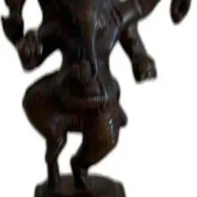 Bronze Dancing Ganesha Statue