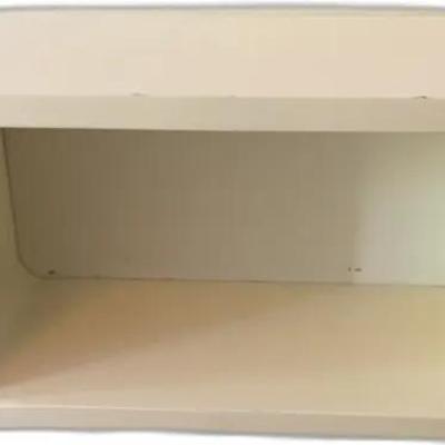 White Rectangular Shelf Unit