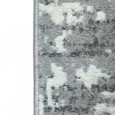 Gray Abstract Pattern Area Rug