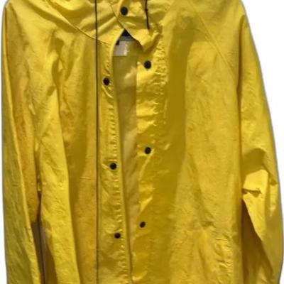 Mountain Fire Yellow Rain Jacket