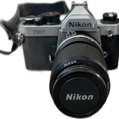 Nikon FM2 SLR Camera with Zoom Lens