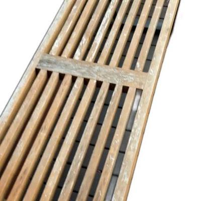 Long Wooden Bench