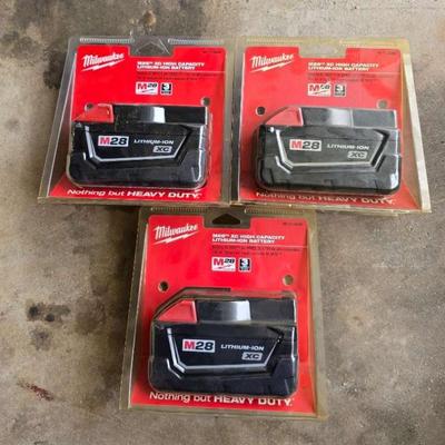 Bk173 milwaukee m28 lithium ion batteries 4