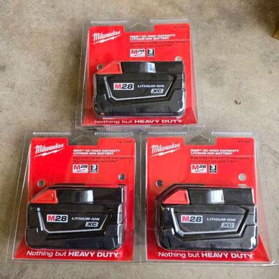 Bk170 milwaukee m28 lithium ion batteries 2