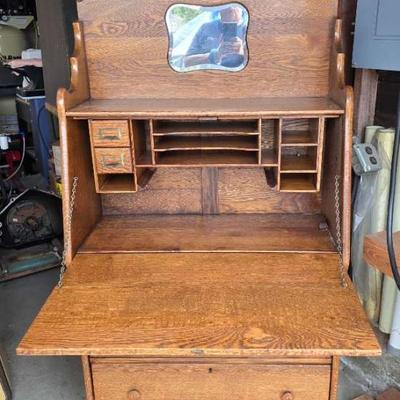 Bk100 antique secretary