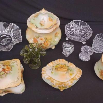 Bk185 vintage prussia candy dishes