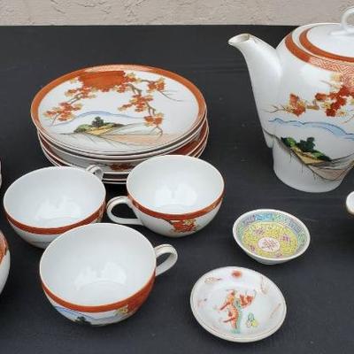 Bk191 japanese tea set