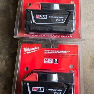 Bk171 milwaukee m28 lithium ion batteries 3