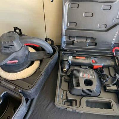 Bk134 craftsman buffer and cordless right angle drill driver