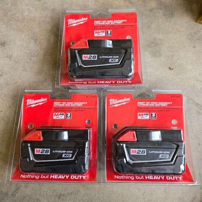 Bk169 milwaukee m28 lithium ion batteries 1