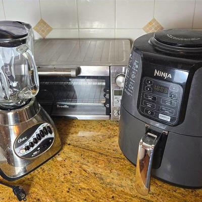 Breville Mini Smart Oven B0V450XL, Ninja Air Fryer AF101 S5 & Oster Blender 