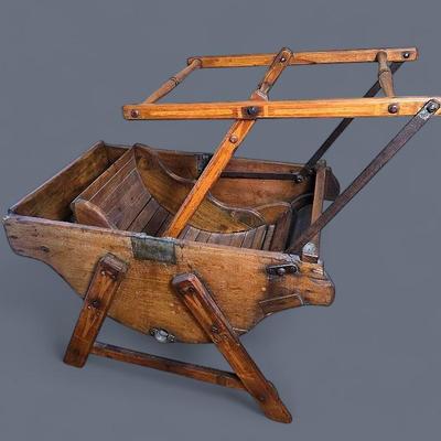 Antique Wooden Washing Machine