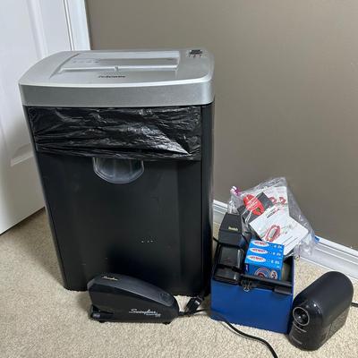 Paper Shredder, Electric Staplers & Pencil Sharpener And More Office Supplies