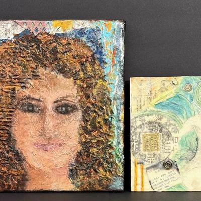 Painting & Mixed Media Collages On Canvas 