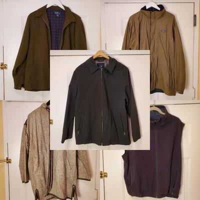 Men's Jackets & Outerwear: Polo, Patagonia, Moroccan Wool- Size L
