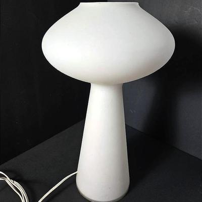 Danish Modern Lisa Johansson Pape Style Glass Mushroom Lamp
