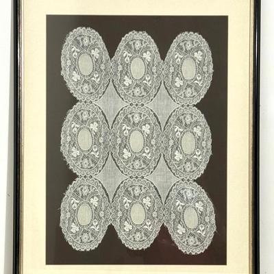 Antique Lace In Frame - 25x20”