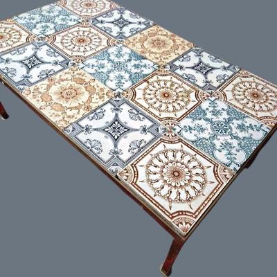 Tile Top Coffee Table - 19"x31"x13"
