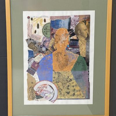 Collage, Unsigned - Framed 24x29”