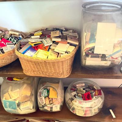 Vintage Matchbook Collection Plus Swizzle Sticks & More 
