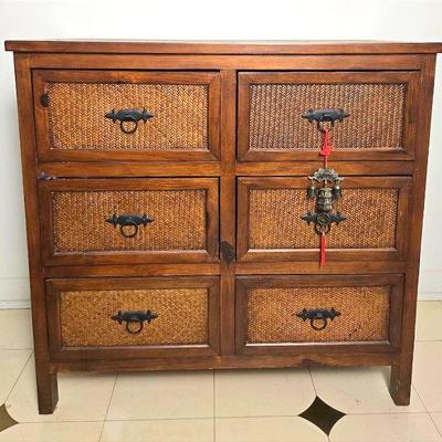 Wood Chest Of Drawers - 32x15x31”