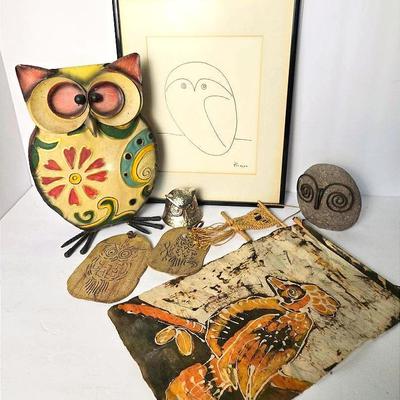 Picasso Owl Print and More Owl Decor