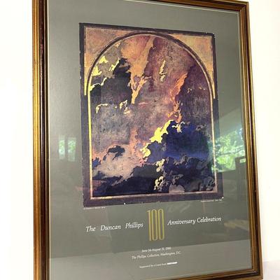 Augustus Vincent Tack " Far Reaches" - Phillips Collection 100 Anniversary Poster Print - 1986