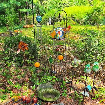 Outdoor Decor: Glass Watering Bulbs, Trellis, And More