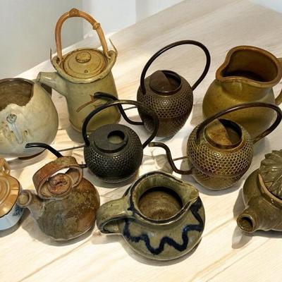 Ceramic & Metal Water Pitchers & Teapots