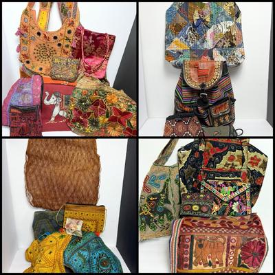 Global Embroided, Tapestry & Woven Tote Bags & Purses
