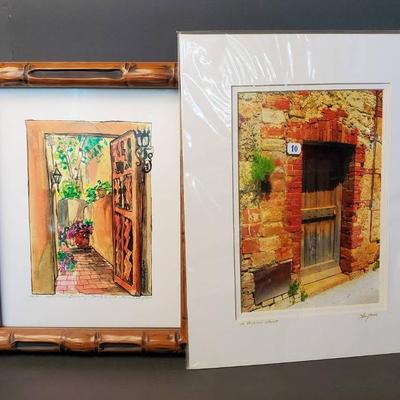 Doorways: Signed, Numbered Print & Signed Photograph
