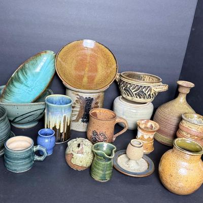 Art Pottery - Most Pieces Signed Lot 1 Of 2
