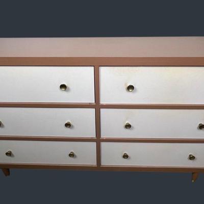 Vintage Mid Century Dresser -48x16x29"