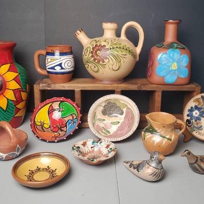 Mexican Pottery & Decor: Bird Figurines, Vases & More
