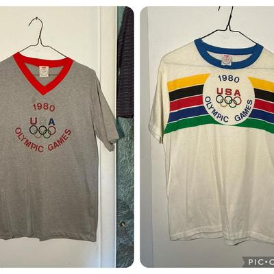 Vintage Levis 1980 Olympic Games Single Stitch Graphic T-Shirts - L