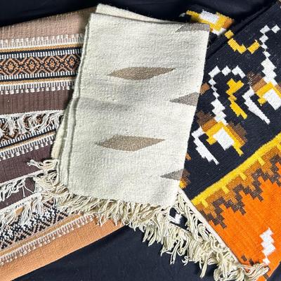 Southwestern Woven Rugs (3) 