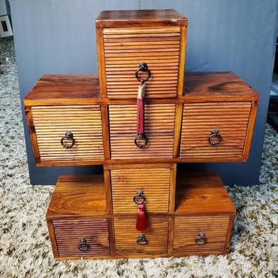 Wood Storage Chests (2) - 22x8x14”