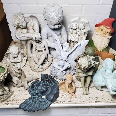 Yard Decor Figurines: Gnome, Angels, Fairies & More